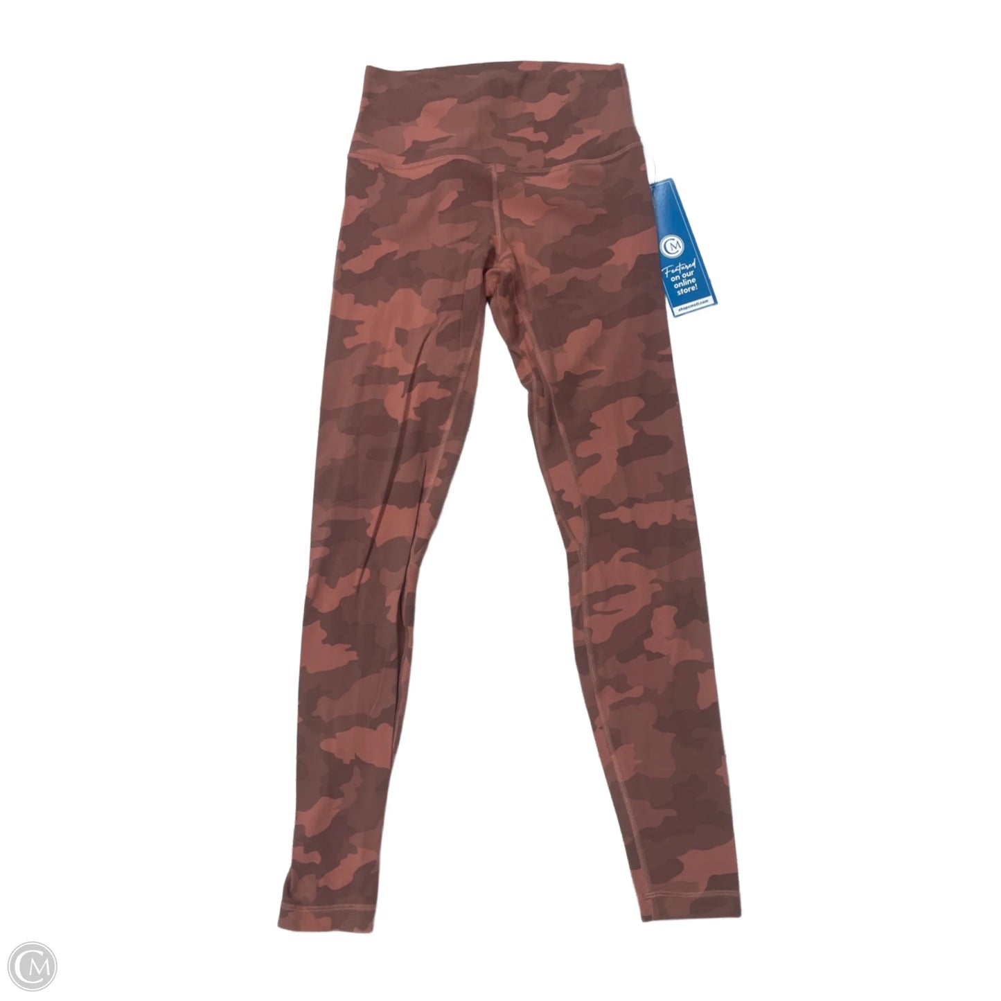 Athletic Leggings By Lululemon In Camouflage Print, Size: S