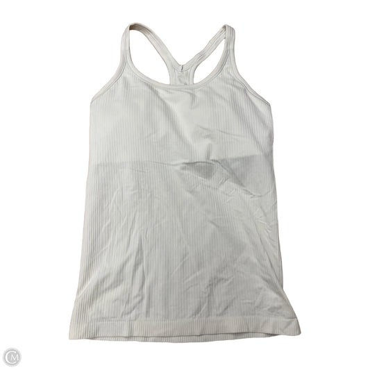 Athletic Tank Top By Lululemon In Cream, Size: M