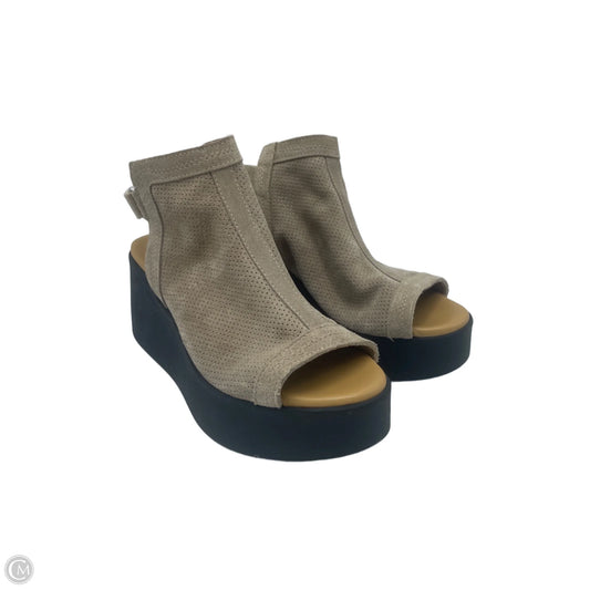 Shoes Heels Platform By Ethem In Beige, Size: 8