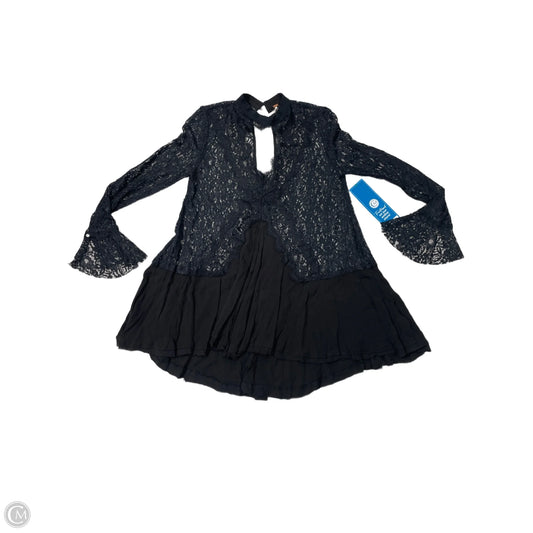 Top LS By Free People In Black, Size: Sp