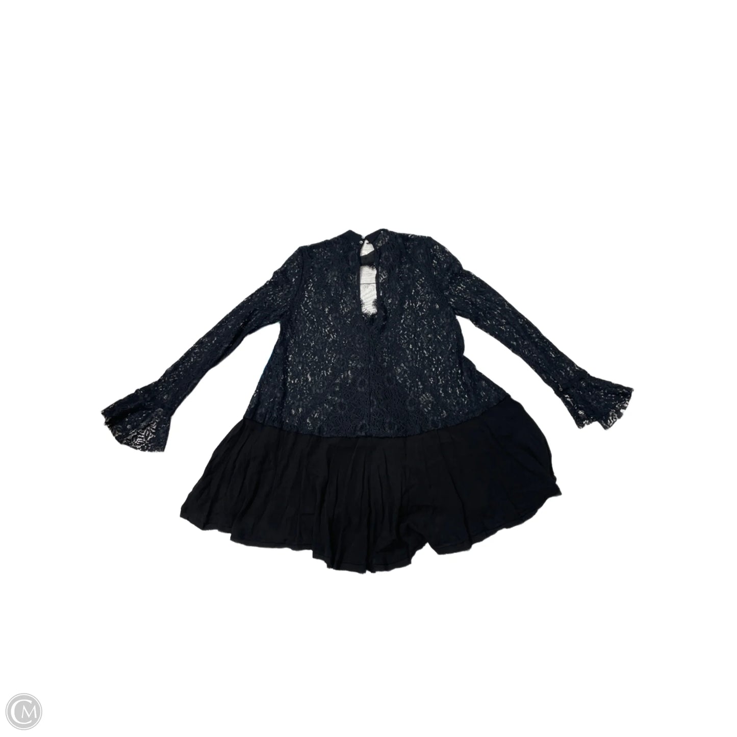 Top LS By Free People In Black, Size: Sp