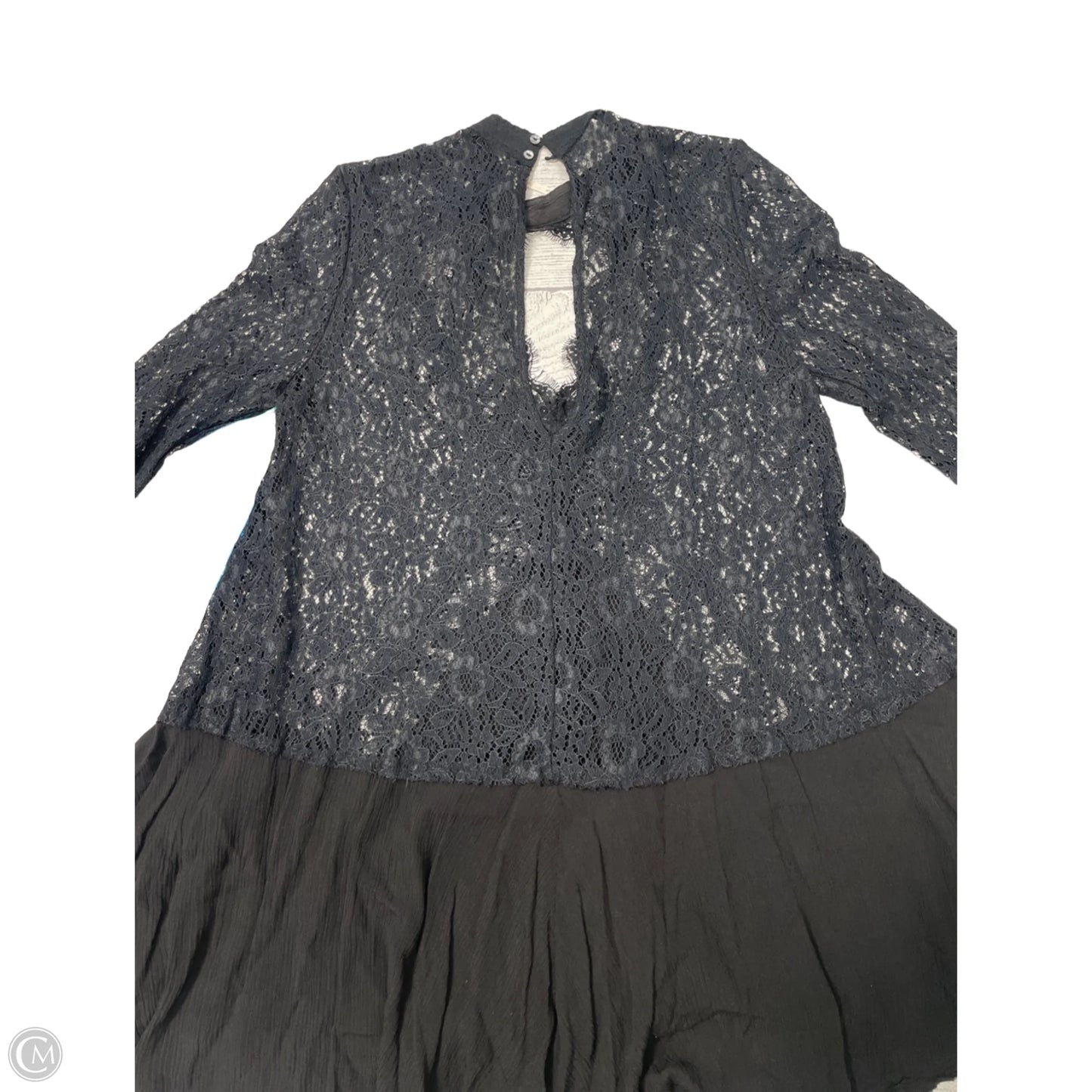 Top LS By Free People In Black, Size: Sp