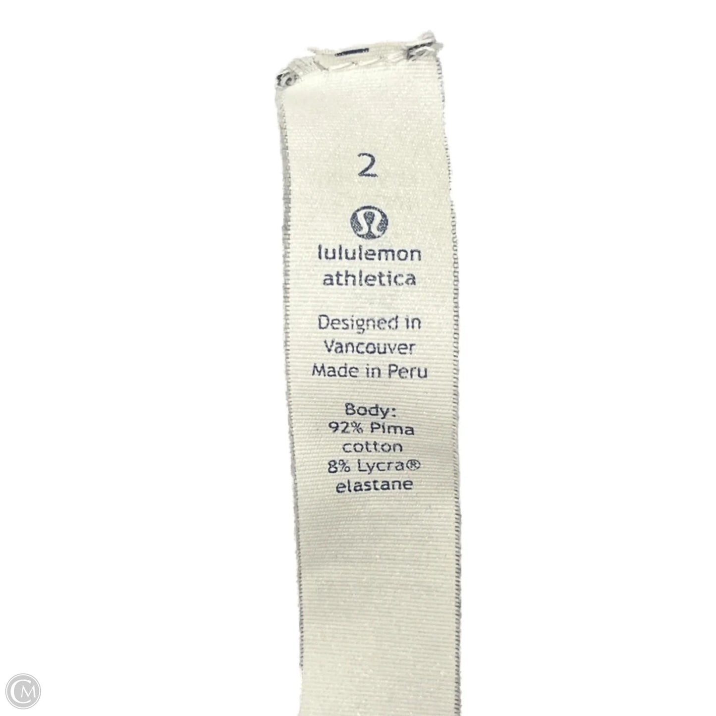 Top Short Sleeve Basic By Lululemon In Grey, Size: 2