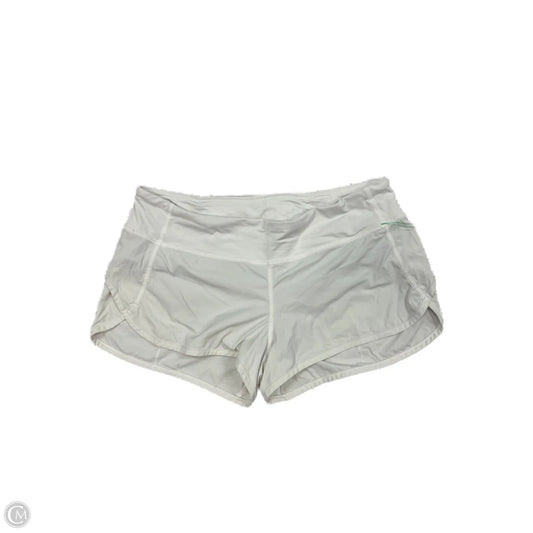 Athletic Shorts By Lululemon In White, Size: M