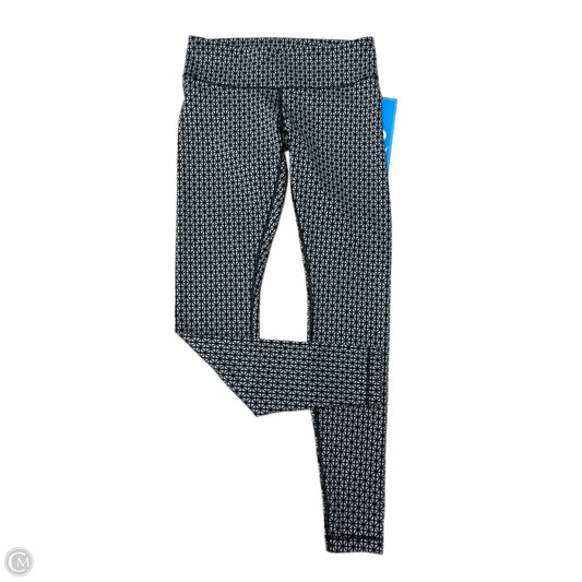 Athletic Leggings By Lululemon In Black & Grey, Size: S