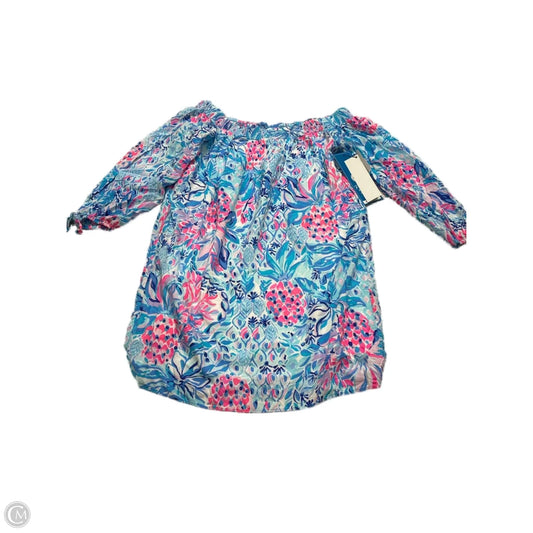 Dress Designer By Lilly Pulitzer In Blue & Pink, Size: S