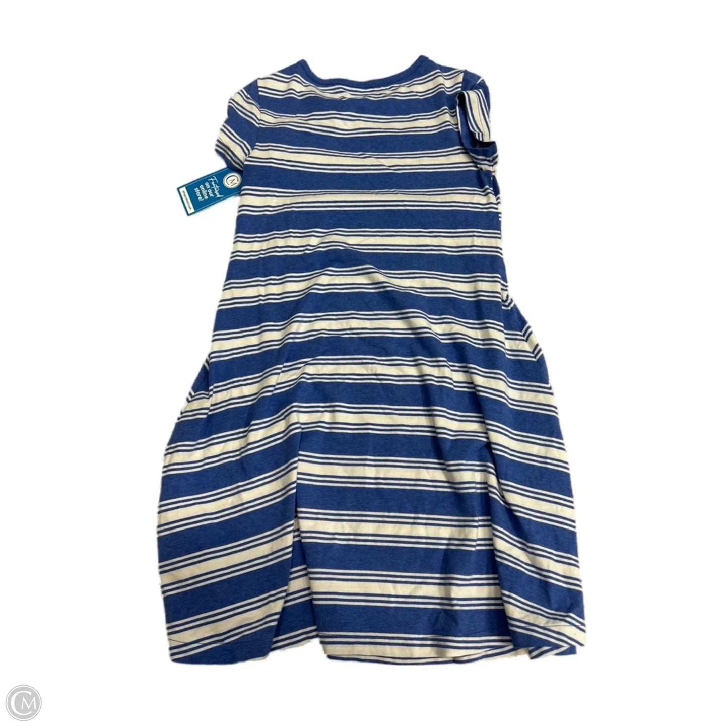 Dress Casual Short By Vineyard Vines In Blue & White, Size: Xxs