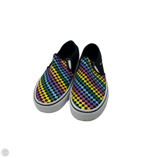 Shoes Athletic By Vans In Multi-colored, Size: 8.5