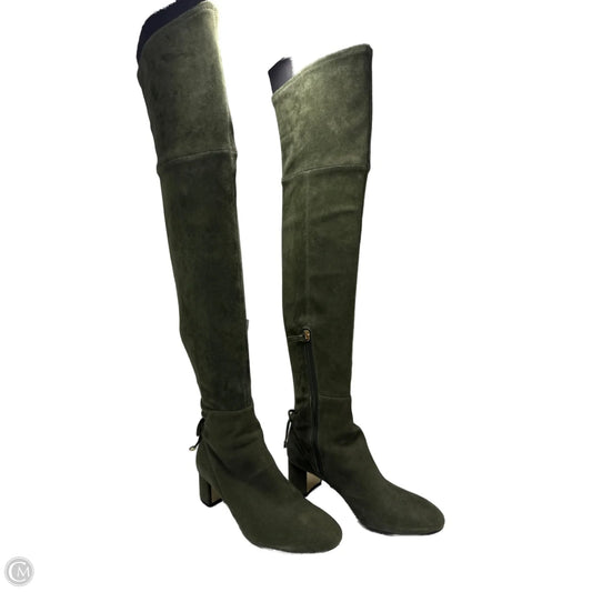 Boots Knee High Designer By Tory Burch In Green, Size: 7.5