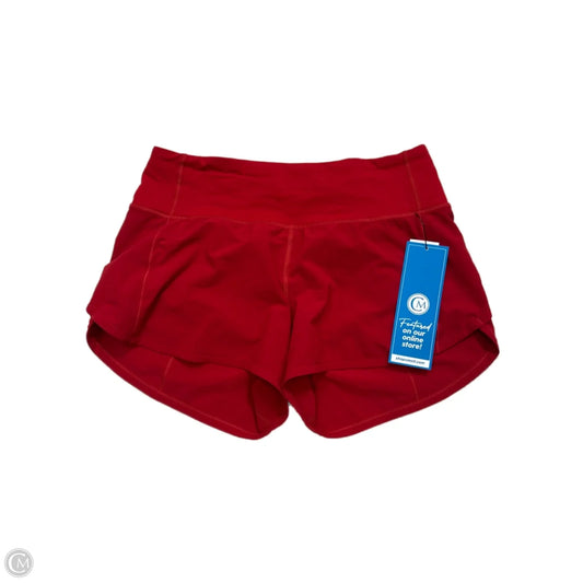 Athletic Shorts By Lululemon In Red, Size: S