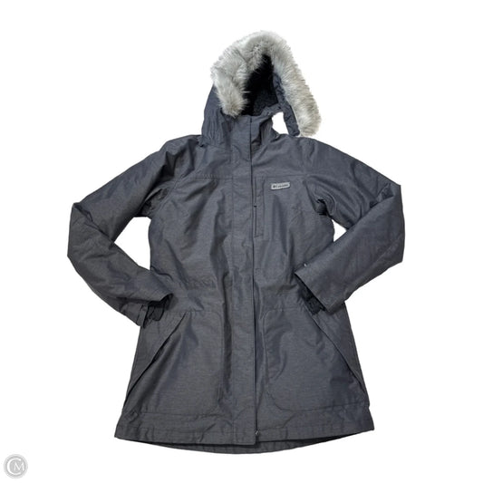 Coat Puffer & Quilted By Columbia In Grey, Size: M