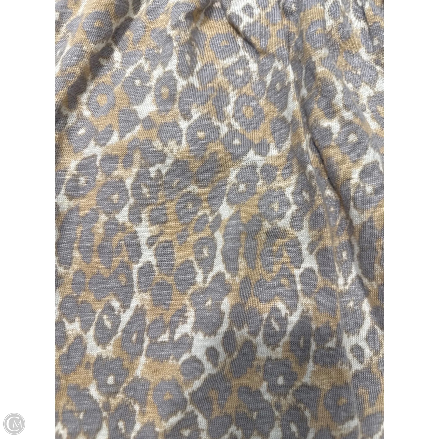 Top Short Sleeve By Maeve In Animal Print, Size: M