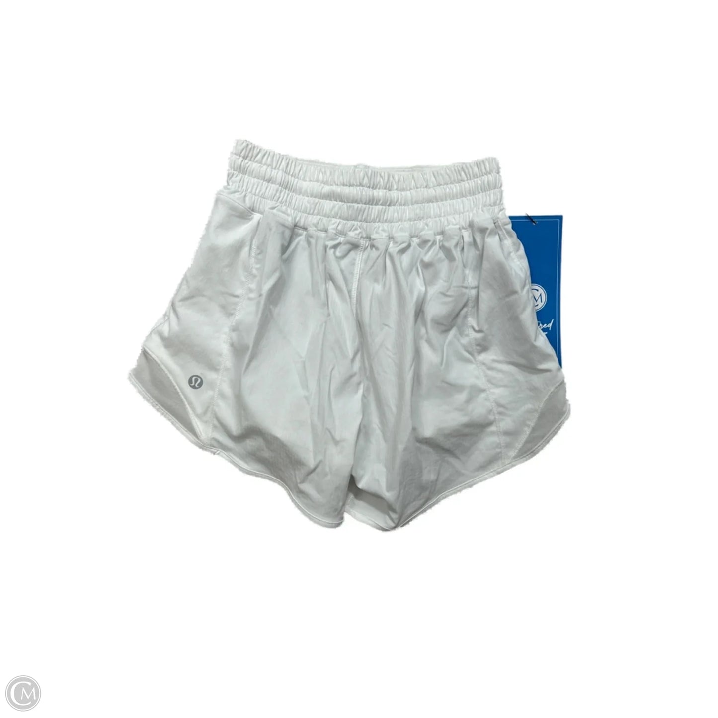 Athletic Shorts By Lululemon In White, Size: Xs