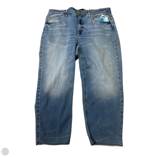 New! Jeans Cropped By J. Jill In Blue Denim, Size: 18