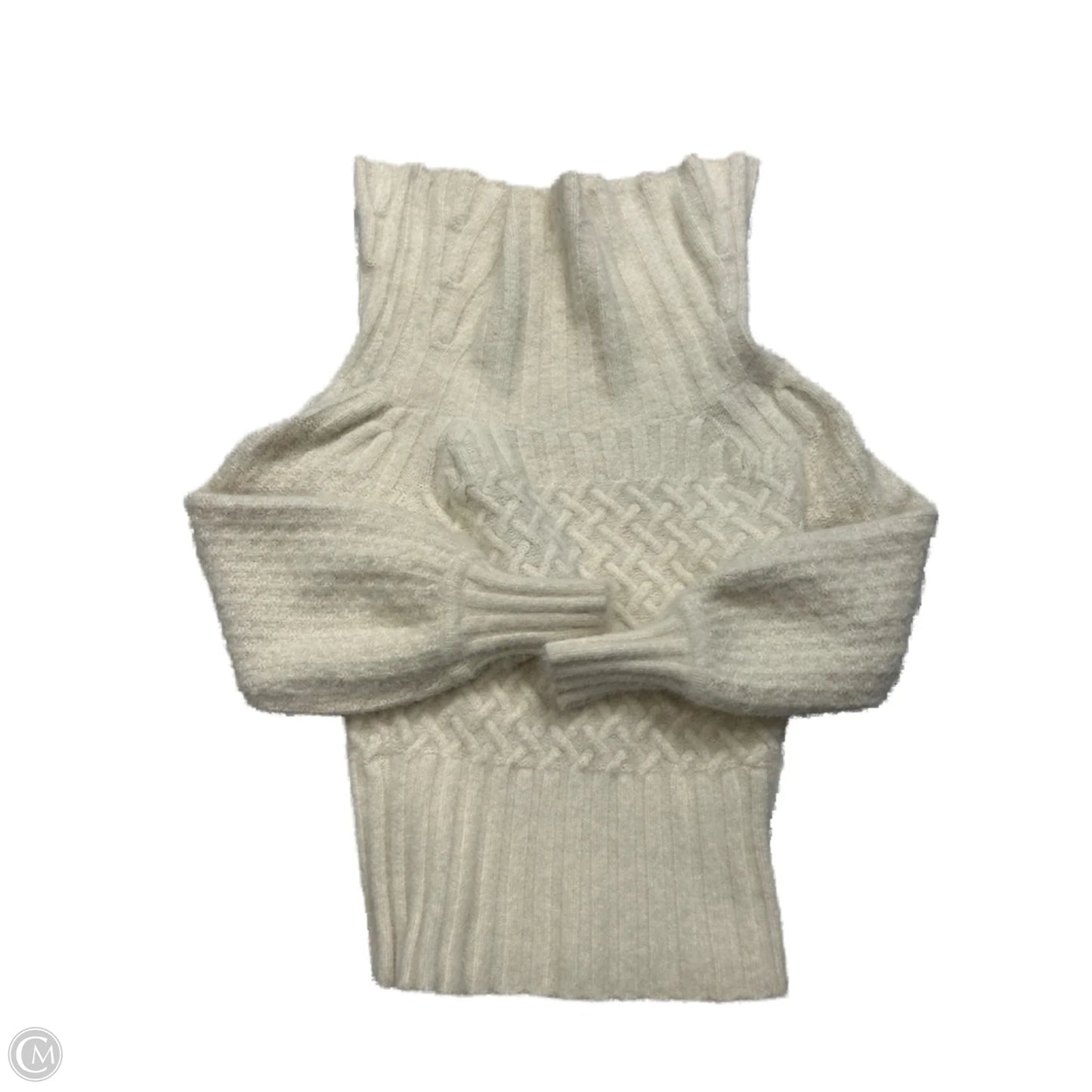 Sweater By Anthropologie In Cream, Size: Xs