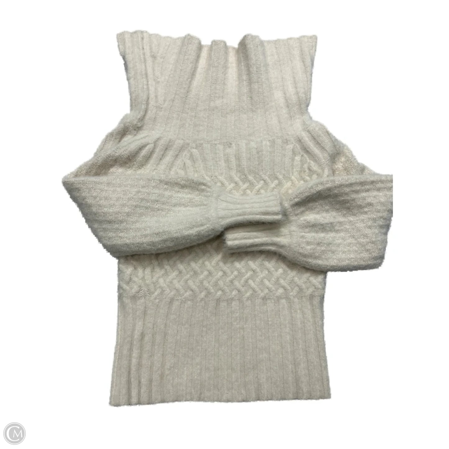 Sweater By Anthropologie In Cream, Size: Xs