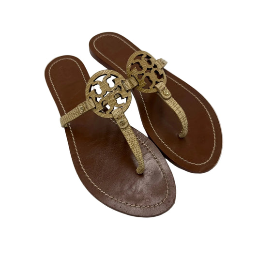 Miller Sandals Designer By Tory Burch In Tan, Size: 9
