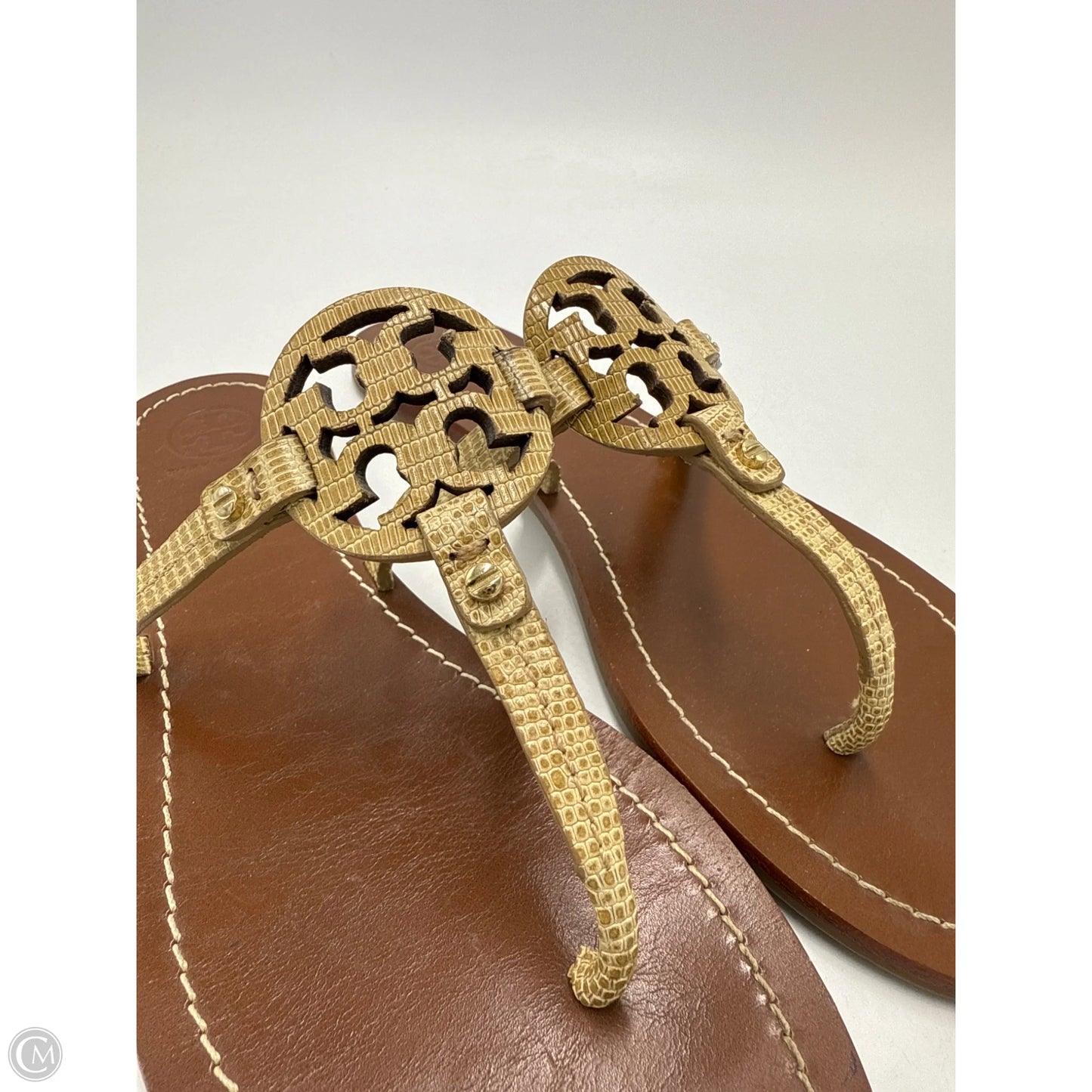 Miller Sandals Designer By Tory Burch In Tan, Size: 9