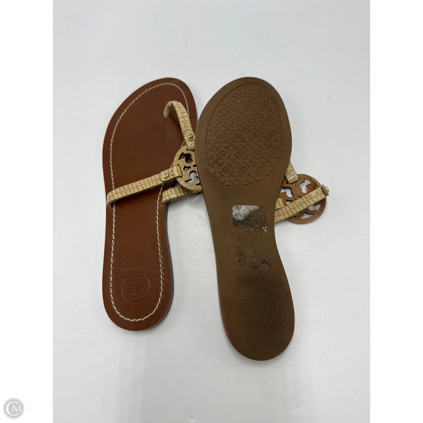 Miller Sandals Designer By Tory Burch In Tan, Size: 9