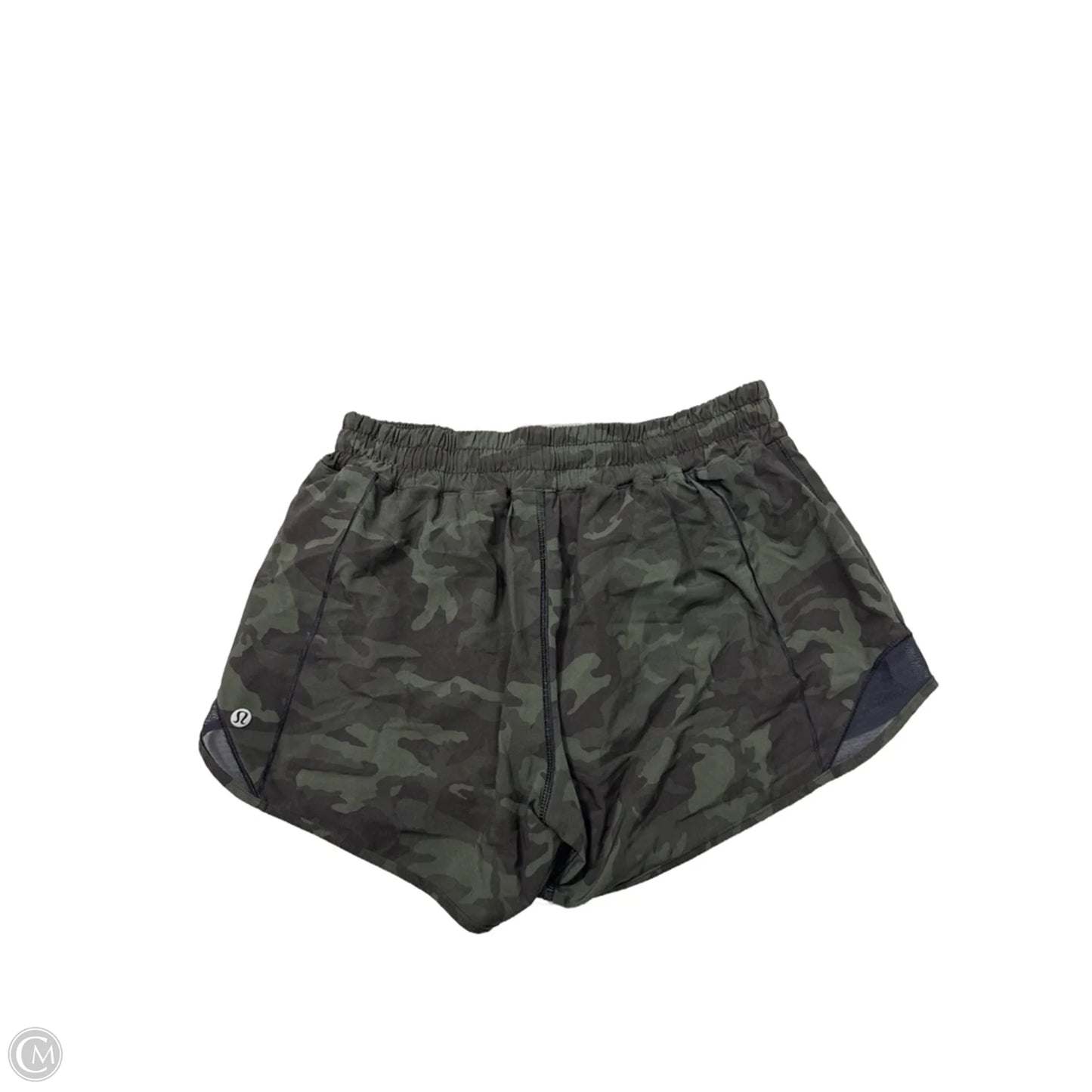 Athletic Shorts By Lululemon In Camouflage Print, Size: M