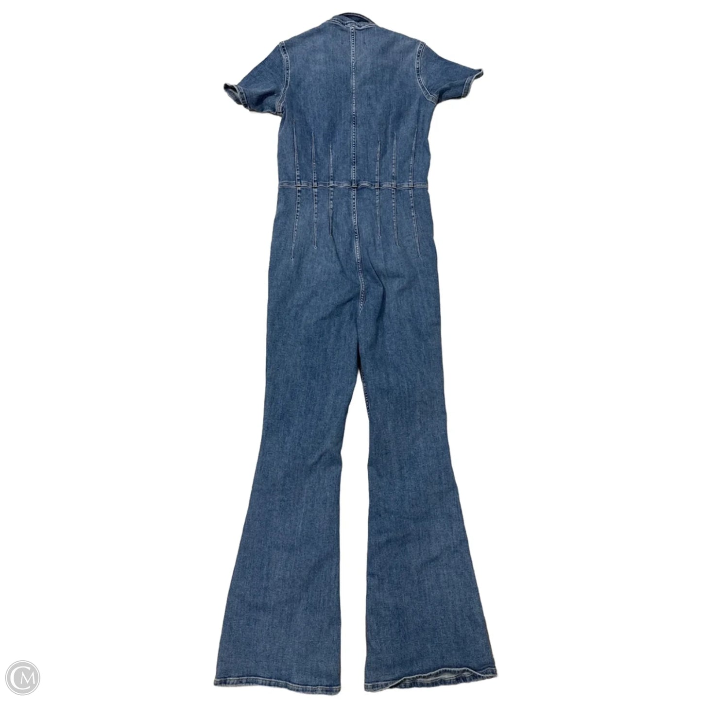 Jumpsuit By Free People In Blue Denim, Size: L