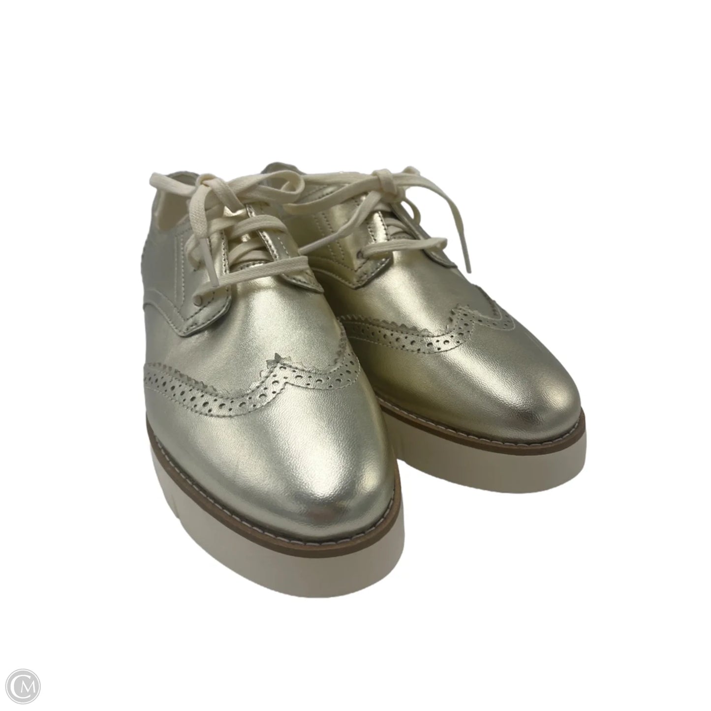 Shoes Designer By Cole-Haan In Gold, Size: 7.5