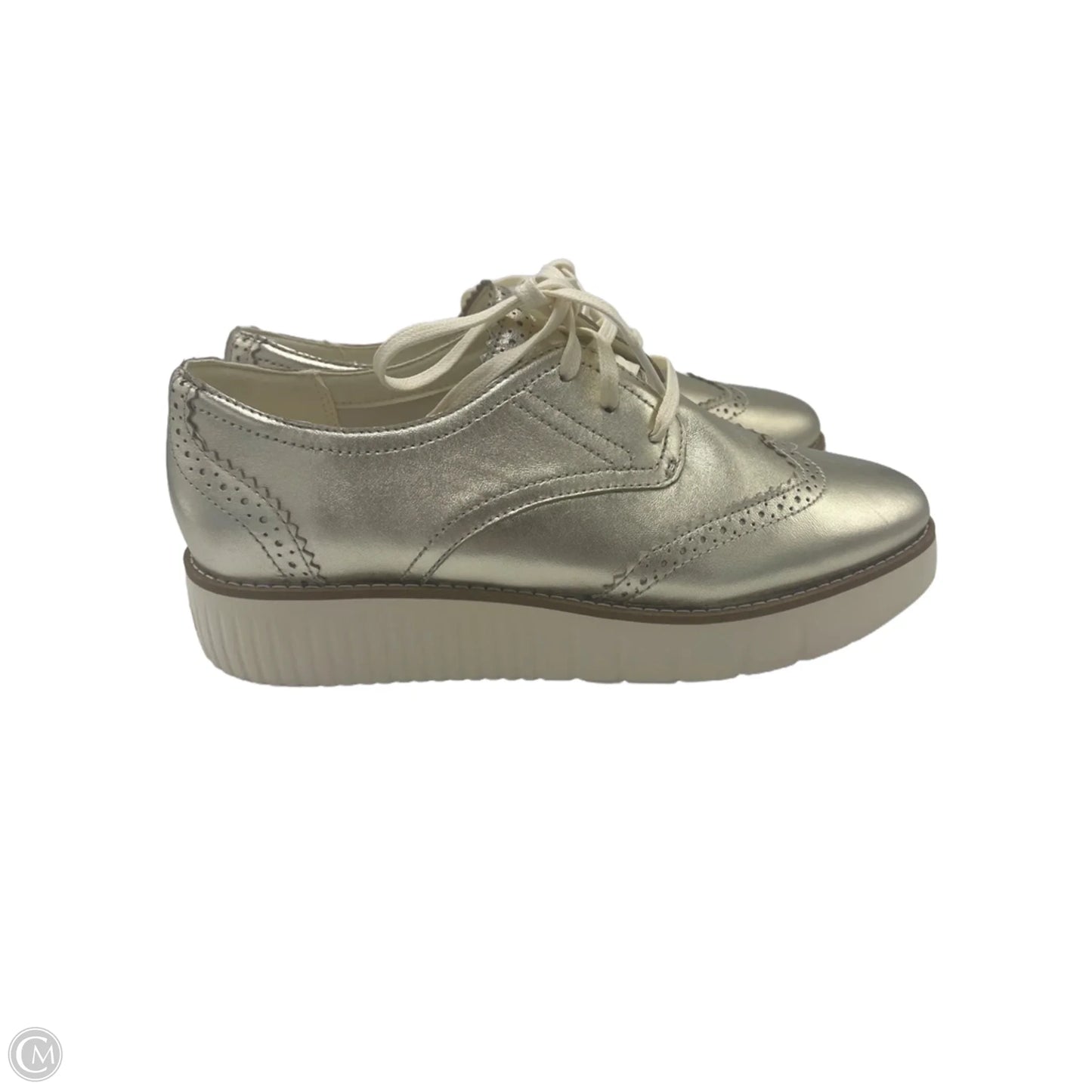 Shoes Designer By Cole-Haan In Gold, Size: 7.5