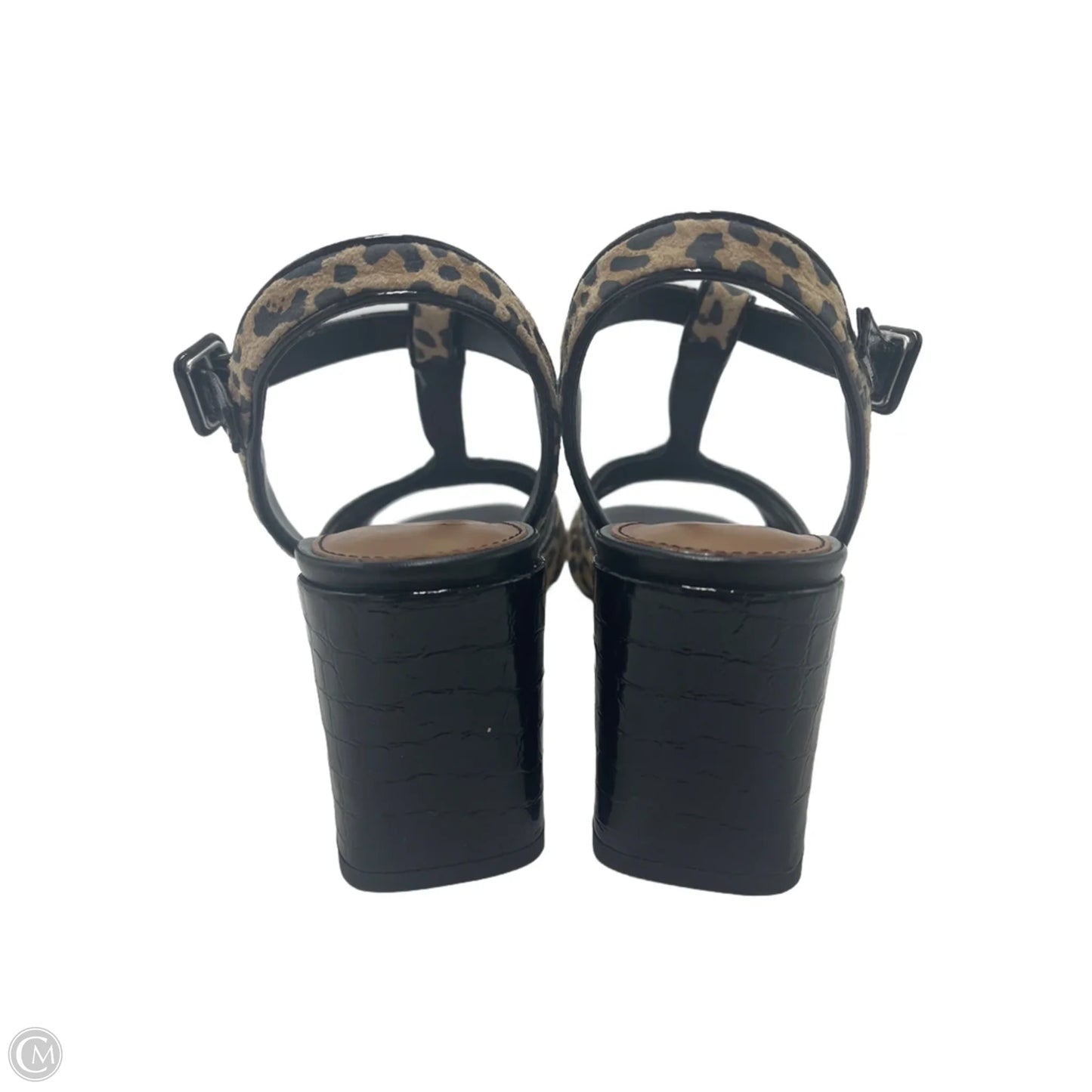 Shoes Heels Block By Donald Pliner In Animal Print, Size: 8