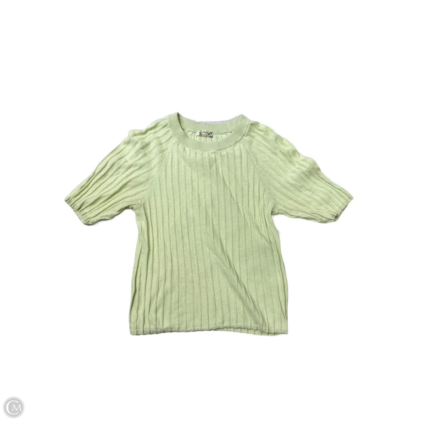 Top Short Sleeve By Free People In Green, Size: Xs