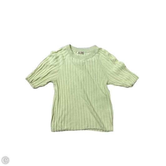 Top Short Sleeve By Free People In Green, Size: Xs