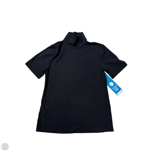 Top Short Sleeve Basic By Theory In Black, Size: L
