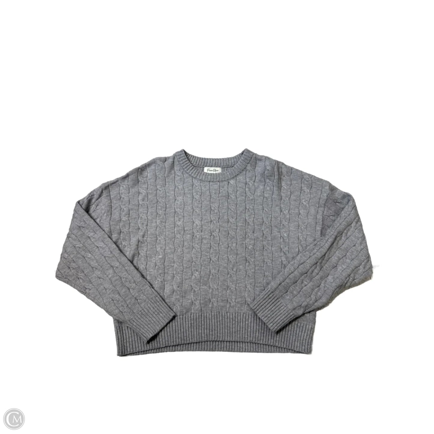 Sweater By Faded Rose In Grey, Size: M