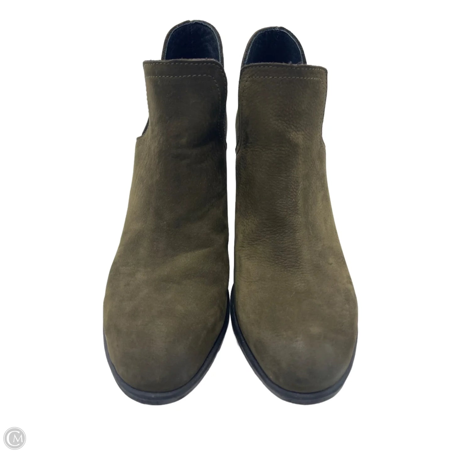 Boots Ankle Heels By Bueno In Green, Size: 6