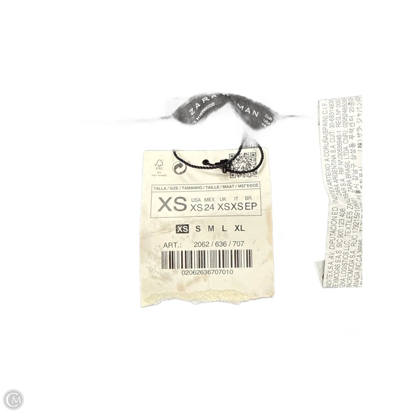 Pants Wide Leg By Zara In Grey, Size: Xs