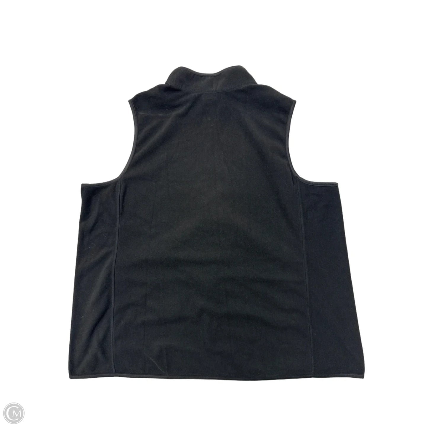 Vest Fleece By Danskin In Black, Size: 3x