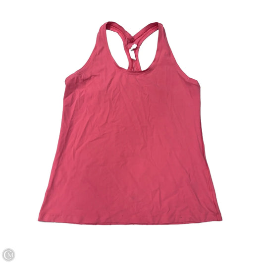 Athletic Tank Top By Lululemon In Pink, Size: Xl