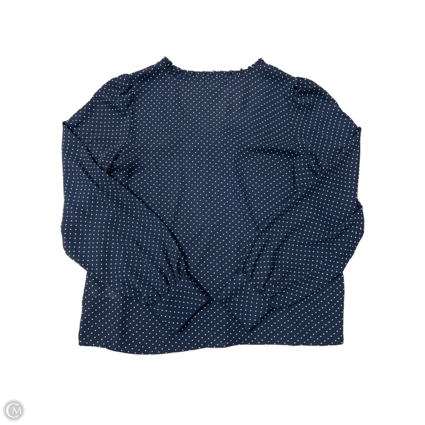 New! Top Long Sleeve By Cupcakes And Cashmere In Polkadot Pattern, Size: S