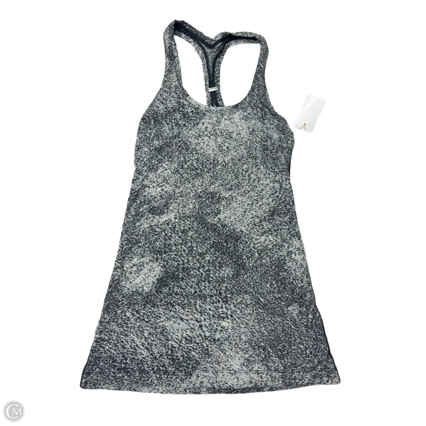 Athletic Tank Top By Lululemon In Black & White, Size: S