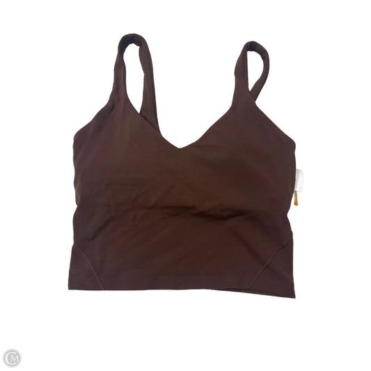 Athletic Tank Top By Lululemon In Brown, Size: S