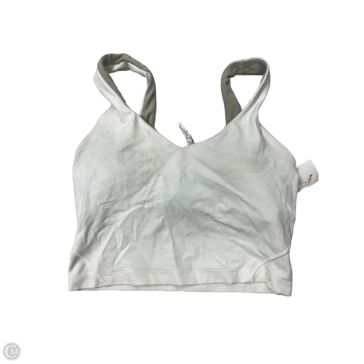 Athletic Tank Top By Lululemon In White, Size: S