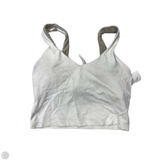 Athletic Tank Top By Lululemon In White, Size: S