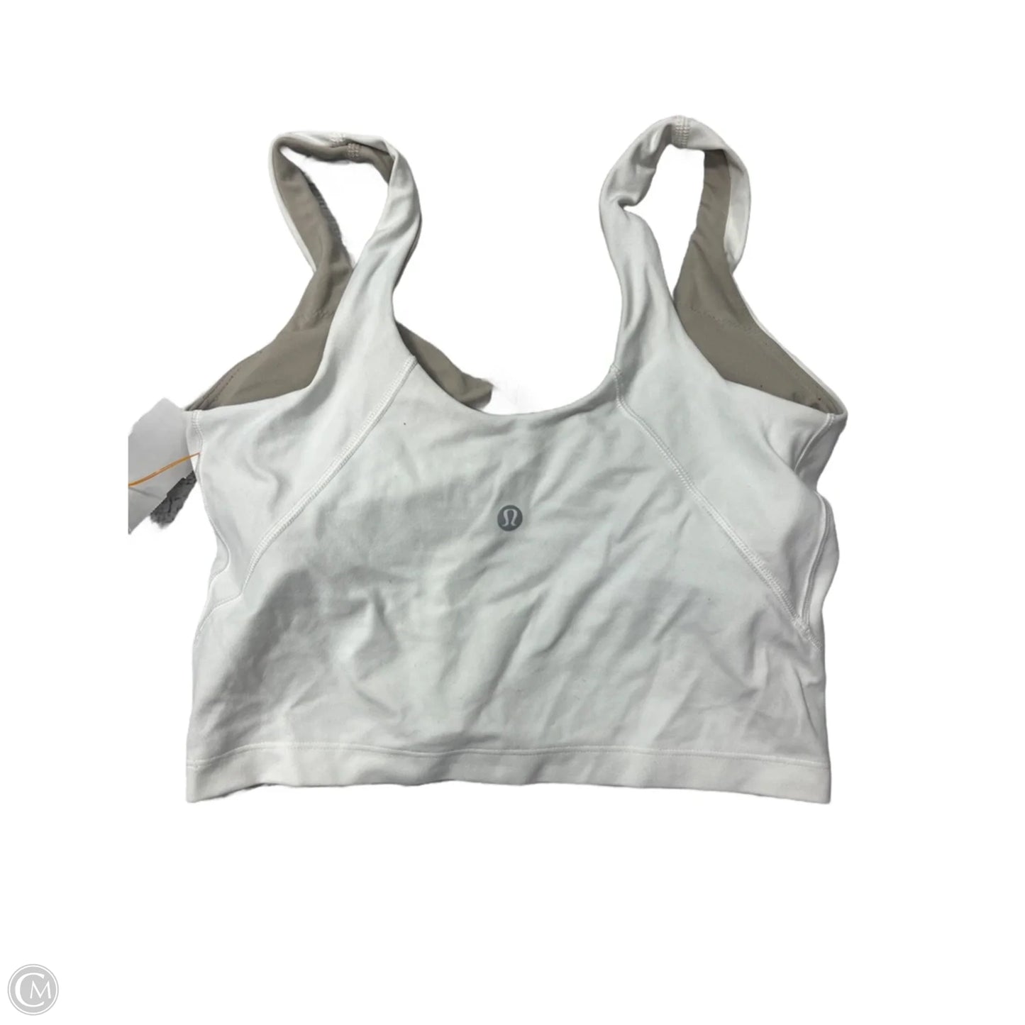 Athletic Tank Top By Lululemon In White, Size: S