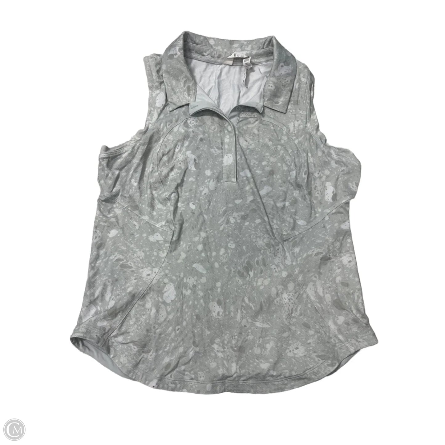 Athletic Tank Top By Lululemon In Grey, Size: M