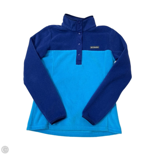 Sweatshirt Collar By Columbia In Blue & Purple, Size: S