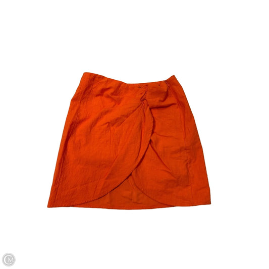 New! Skirt Mini & Short By White Fox In Orange, Size: Xs