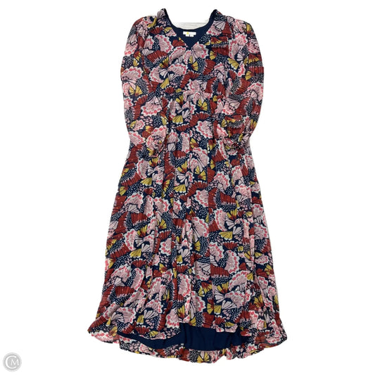 Dress Casual Maxi By Boden In Floral Print, Size: 1x