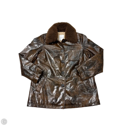 Coat Other By Avec Les Filles In Brown, Size: Xs