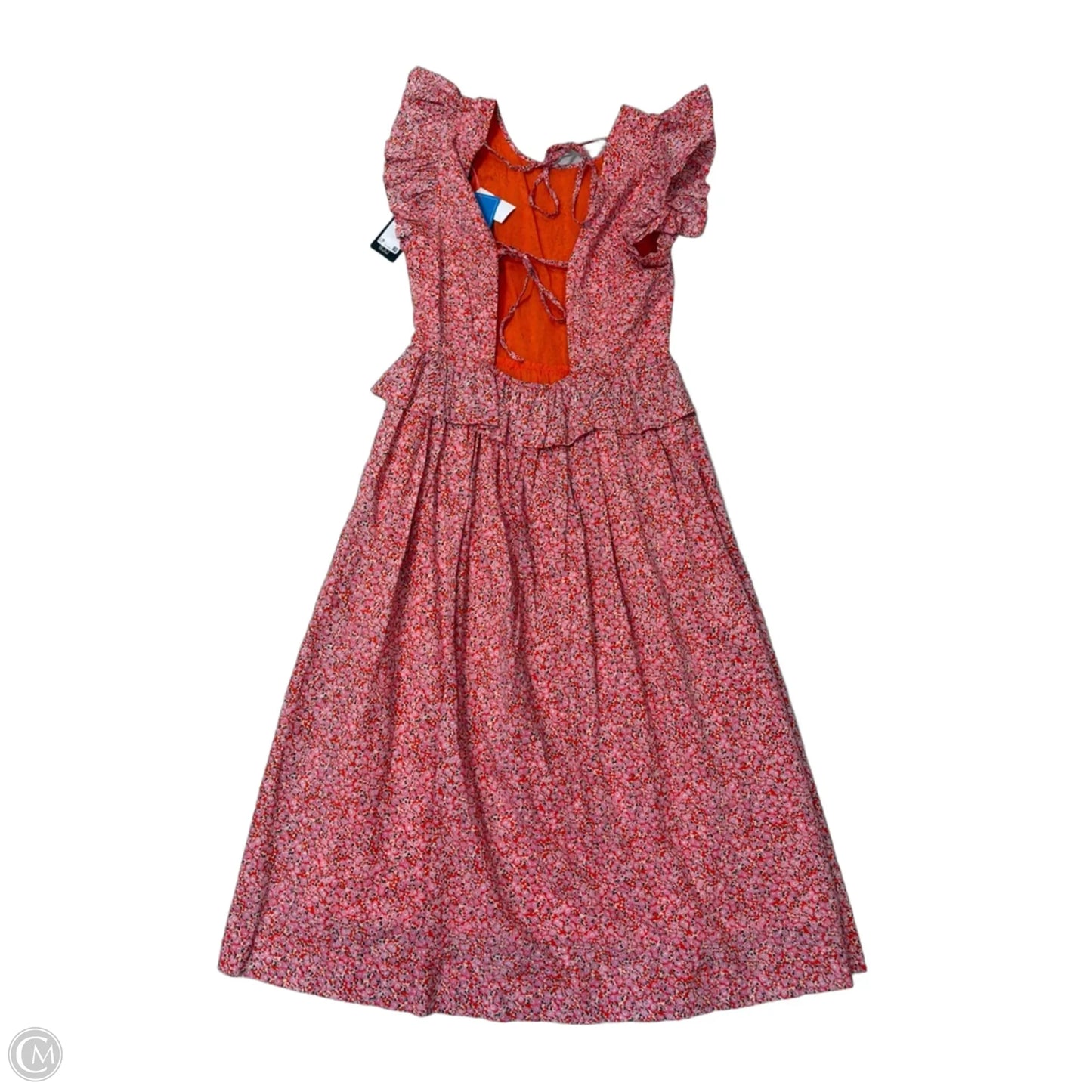 New! Dress Casual Maxi By Vero Moda In Orange & Pink, Size: M