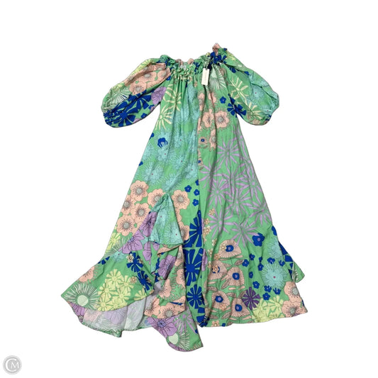New! Dress Casual Maxi By Oopscool In Green, Size: S