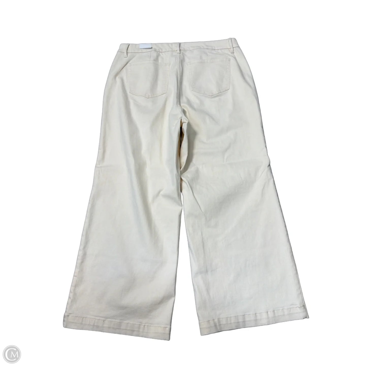 New! Pants Wide Leg By Lane Bryant In Cream, Size: 20